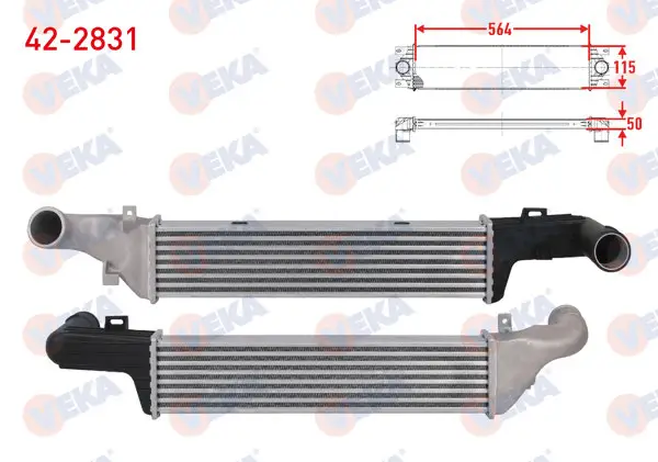 Turbo Radyatörü (Intercooler) Mercedes E-Serisi (W210) E 300 Turbo-D 177 Hp 1996-1999