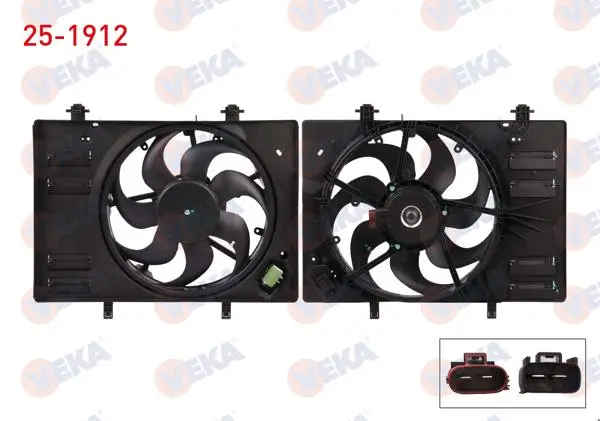 Fan Motoru Davlumbazlı (Tekli) Ford Tourneo Courıer B460 1.5 TDCI 2018 -