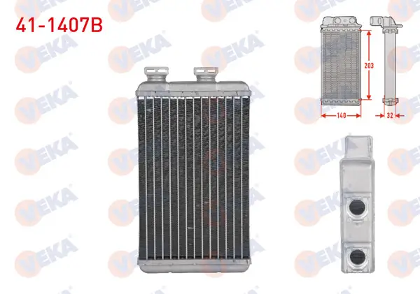 Kalorifer Radyatörü Brazing BMW Klimasız 3 Serisi (E46) 316İ-318İ-320D-320İ-328İ-330İ 1998-2005