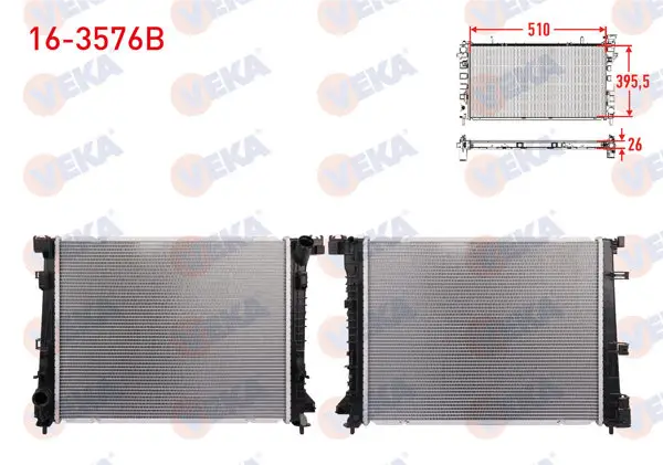 Su Radyatörü Brazing Dacia Sandero 1.5 Blue DCI 2021 -