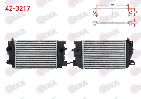 Turbo Radyatörü (Intercooler) Opel Meriva B 1.3 CDTI M-T 2010 -