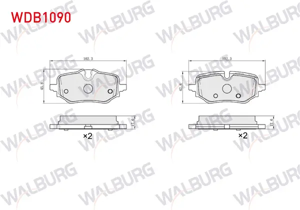 Fren Balata Arka BMW X1 (U11) 2022-/ BMW 2 (U06, F45) Actıve Tourer 218İ 2021 -