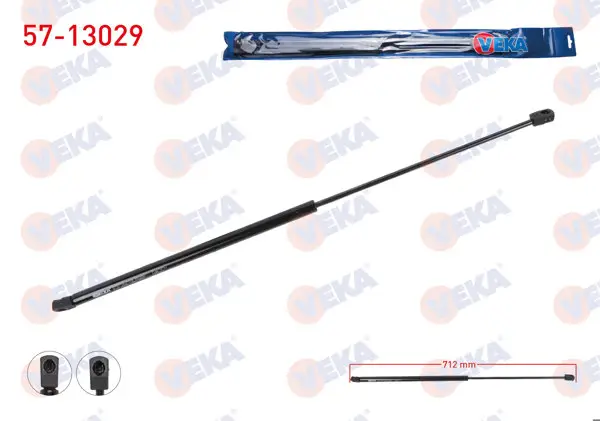 Motor Kaput Amortisörü 712mm / 290N Audi A3 2004-2008