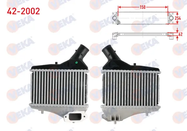 Turbo Radyatörü (Intercooler) Honda Cr-V IV 1.6 İ-Dtec 2013-/ Cr-V III 2.2 İ-Dtec 2007 -