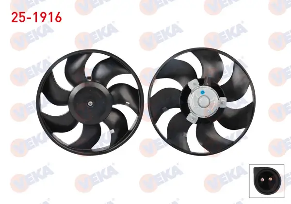 Fan Motoru (Su + Klima) Tekli Fanlı Ford Escort 1.3, 1.4, 1.6 Ac + 1990-1995