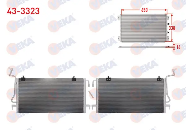 Klima Radyatörü Peugeot Partner / Citroen Berlingo / 1.9 D