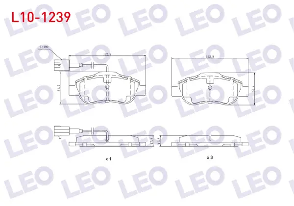 Fren Balata Ön Fişli Fiat Fiorino 1.3 Mjt 2007-/ Linea 1.3 Mjt 2007-/ Linea 1.4 2007-/ Doblo 1.3 Mjt 2001-2010 / G.Punto 1.3 Mjt 2005-2012 / Citroen Nemo 1.4 HDI 2007-/ Ford Ka 1.2İ 2008 -