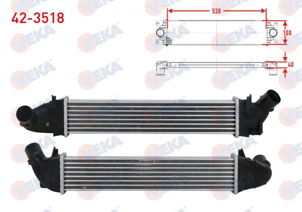 Turbo Radyatörü (Intercooler) Dacia Logan (Ls) 1.5 DCI 2006-2008