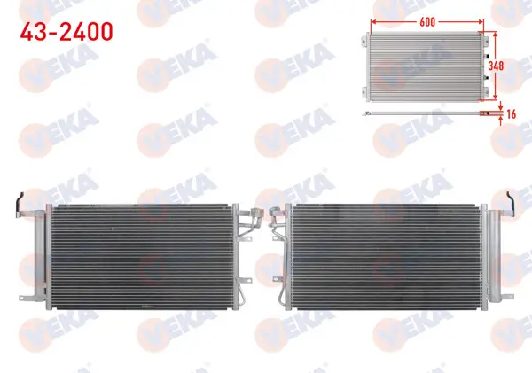 Klima Radyatörü Kia Cerato (Ld) 1.5 CRDI A-T / M-T 2004-2012