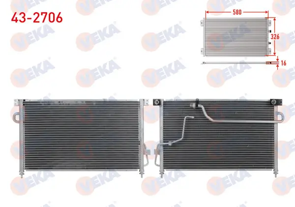 Klima Radyatörü Mazda 626 IV (Ge) 2.0İ 1992-1997