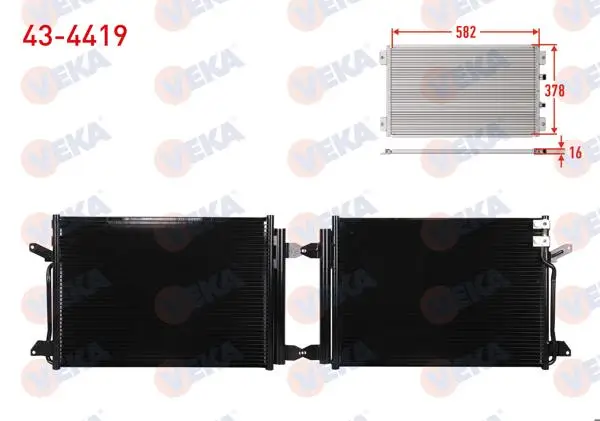 Klima Radyatörü Volkswagen Jetta IV (162) 1.4 TSI At-Mt 2011 -