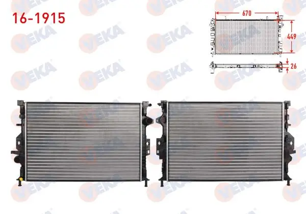 Su Radyatörü Mekanik Ford Mondeo IV 2.0 TDCI M-T 2007-2014