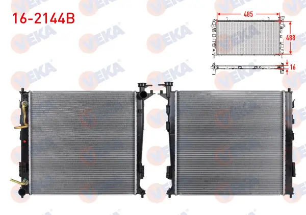 Su Radyatörü Brazing Hyundai Ix35 (Lm) 2.0 CRDI A-T Ac + /-2010 -