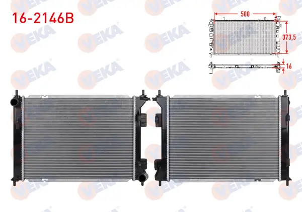 Su Radyatörü Brazing Hyundai Ix20 (Jc) 1.4İ M-T Ac + /-2010 -