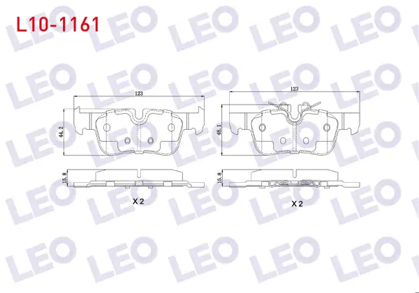 Fren Balata Arka BMW 2 Serisi (F45) 218 İ 2014 -