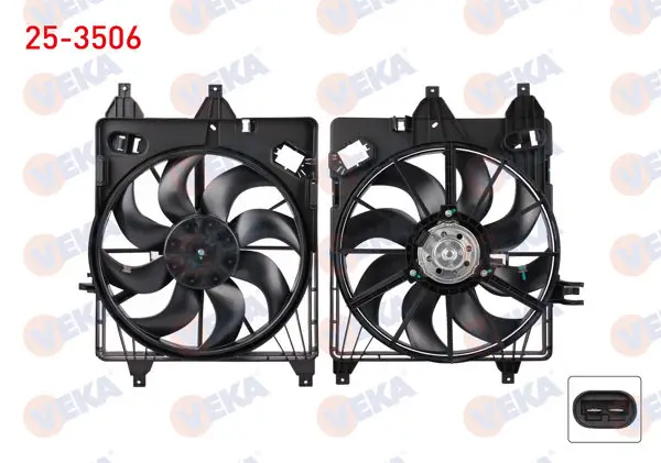 Fan Motoru Su Radyatörü Davlumbazlı Tekli Fanlı Renault Clıo II (Bb0 / 1 / 2,Cb0 / 1 / 2) 1.5 DCI 1998-2005