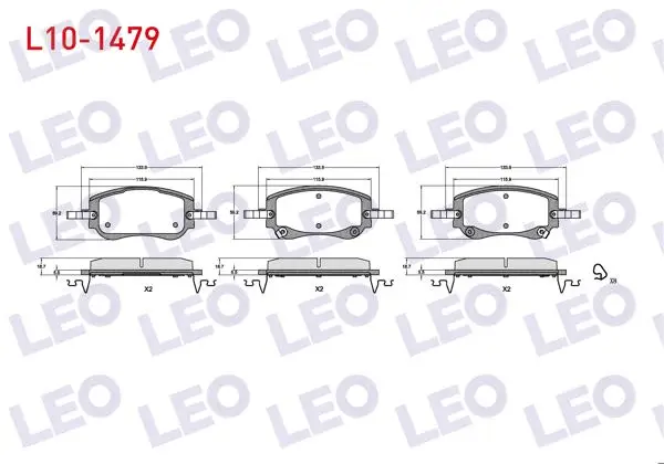 Fren Balata Ön Ikazlı Fiat Egea Cross 1.3 Mtj-1.4-1.6-1.6 Mtj 2015-/ 1.0-1.6 Mtj 2020 -