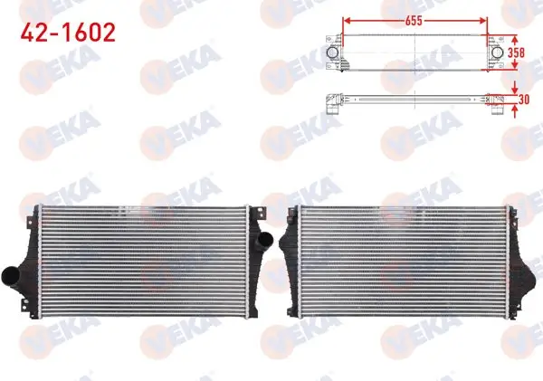 Turbo Radyatörü (Intercooler) Chevrolet Epica 2.0 D 150 Hp 2007-2011
