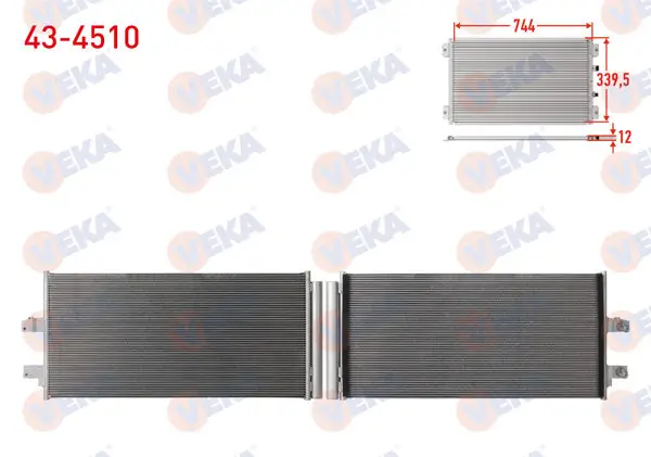 Klima Radyatörü (5 mm Fin) Volvo Xc40 2.0 D4 2019 -