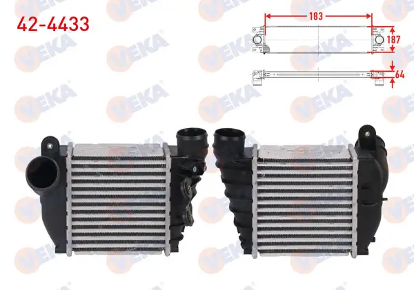 Turbo Radyatörü (Intercooler) Audi A3 1.8 T 150 Hp 1996-2003