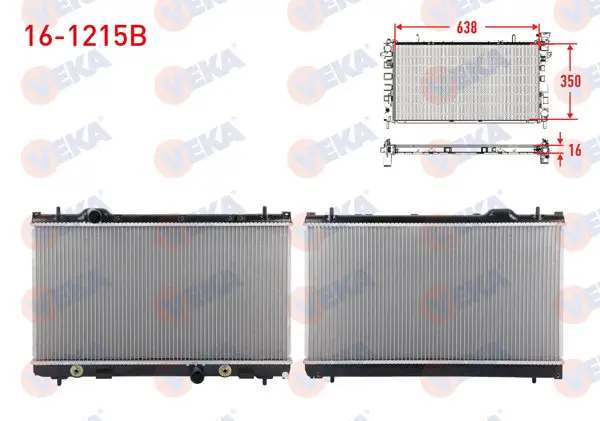 Su Radyatörü Brazing Chrysler Neon 2.0 16V 1999-2006 A-T