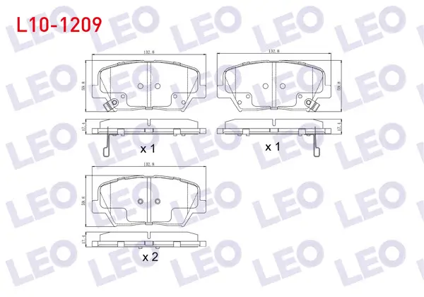 Fren Balata Ön Ikazlı Hyundai Elantra 1.6 D-Cvvt 2011-2015 / Kia Cerato 1.6 CRDI 2016-/ Kia Cerato 1.6 Mpı 2016 -
