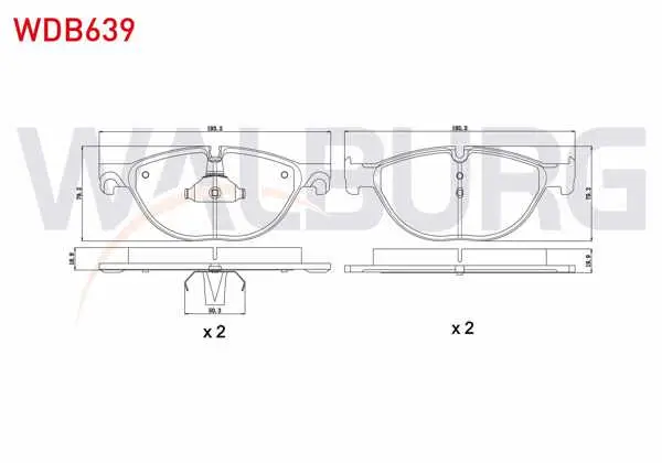 Fren Balata Ön BMW 5 Serisi (F10) 535 D 2010-/ (F10) 530 D 2010-/ (F10) 535 İ 2010-/ 7 Serisi 730 İ 2009-/ 740 İ 2009-/ 6 Serisi (F13) 640 İ 2010-/ 6 Serisi (F12) 640 İ 2011 -