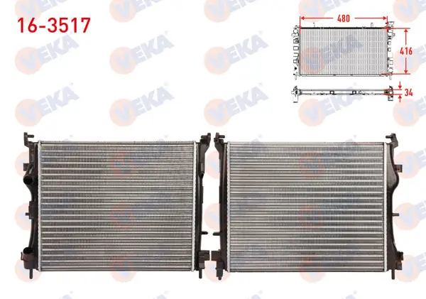 Su Radyatörü Mekanik Renault Thalia II 1.5 DCI M-T 2008-2014
