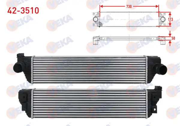 Turbo Radyatörü (Intercooler) Renault Master III (Fv) 2.3 DCI 2010 -