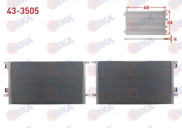 Klima Radyatörü Renault Laguna I (B56,556) 1.6İ M-T 1993-2001