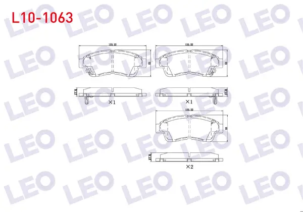 Fren Balata Ön Ikazlı Tel Delikli Toyota Corolla (_E10_) 1.3İ 1992-1997 / Corolla (_E10_) 1.6İ 1992-1997 / Carina E (_T19_) 1.6 1992-1997 / Carina E (_T19_) 1.8İ 1992-1997