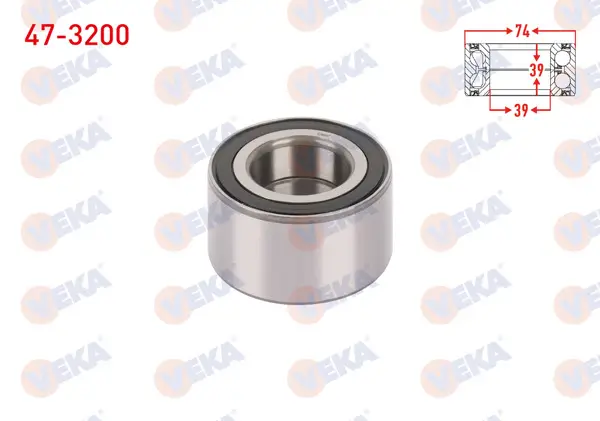 On Tekerlek Rulmanı Sol-Sağ 39X74x39 Vectra B 1.6İ-1.8İ-2.0İ-2.2İ-2.0 Dtı-1.7 TD 1995-2003 / Astra F 1.4İ-1.6İ-1.7 D 1991-1998 / Calıbra A 2.0İ 1990-1997 / Omega B 2.0İ-2.2 Dtı-2.5 V6 1994-2003