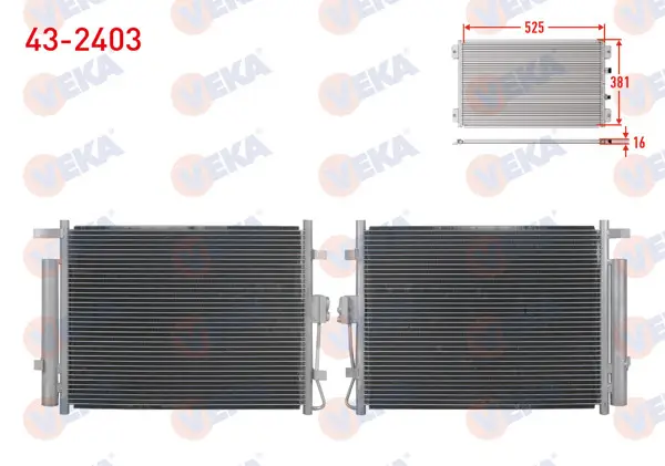 Klima Radyatörü Kia Soul (Am) 1.6 CRDI A-T / M-T 2009 -