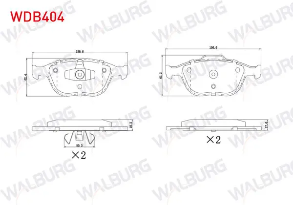 Fren Balata Ön Ford Transit Connect 1.8 TDCI 2002-2013 / Tourneo Connect 1.8 TDCI 2002-2013 / Focus I (Daw,Dbw) 2.0İ 16V 1998-2004