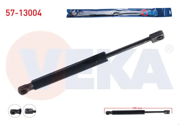 Bagaj Amortisörü 298mm / 650N Audi A4 (8E2,B6) 4 Kapı 2000-2004