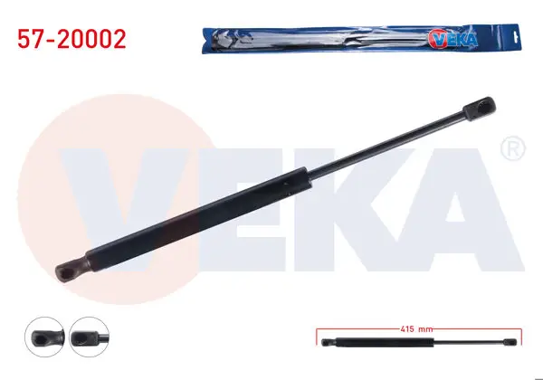 Bagaj Amortisörü 415mm / 520N Honda Jazz II (Gd) 2002-2004
