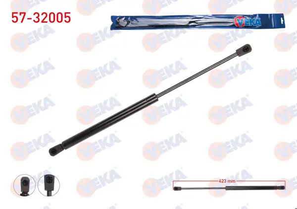 Bagaj Amortisörü 423mm / 450N Opel Astra H 5 Kapı 2004-2010
