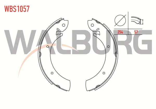 Fren Pabuç Balata Arka Hyundai H100 2.5 D Minibüs 254X57 mm 1993-2004