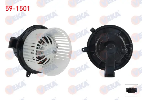 Kalorifer Motoru Klimasız Citroen C2 2003-2009 / C3 2002-2009 / Xsara Picasso 1999-/ 206 1998-2006 / 307 1.6 2000-2007