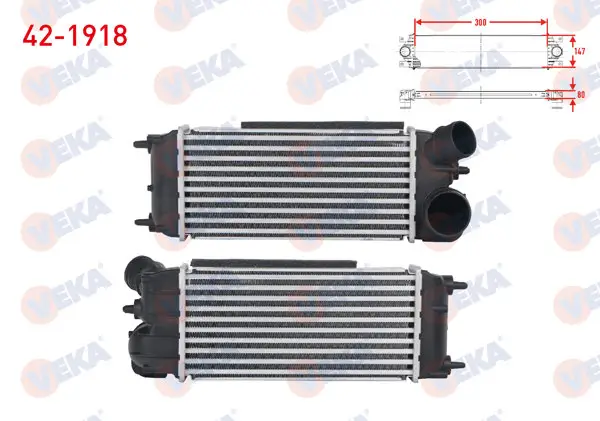 Turbo Radyatörü (Intercooler) Ford Fiesta VI 1.6 TDCI 2008-2012