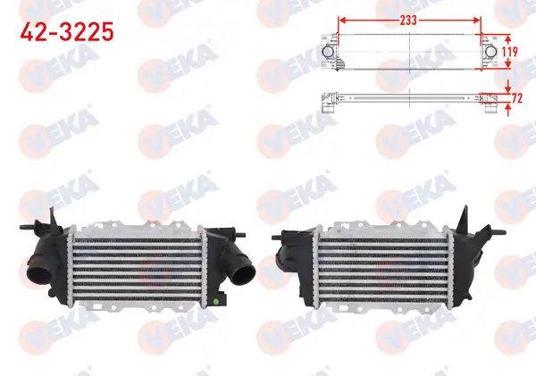 Turbo Radyatörü (Intercooler) Opel Vectra B 2.0 Dtı 16V 101 Hp 1997-2002