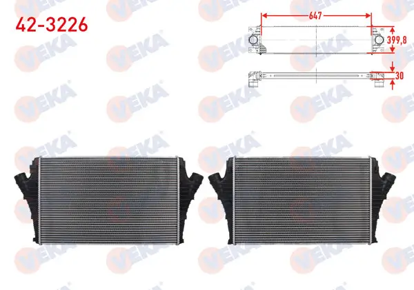 Turbo Radyatörü (Intercooler) Opel Vectra C 2.0 16V Turbo 175 Hp 2003-2008