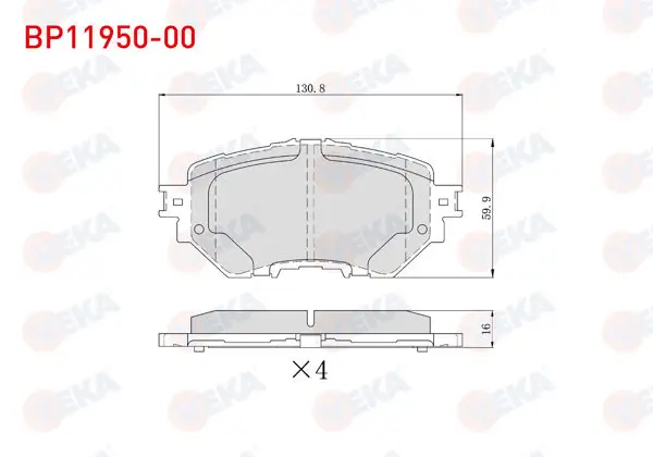 Fren Balata Ön Mazda 3 (Bm, Bn) 1.5-1.6 2019 -