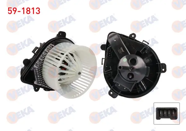 Kalorifer Motoru 4 Fişli Fiat Scudo 1996-2006 / Peugeot Expert 1996-2006 / Citroen Jumpy 1996-2006