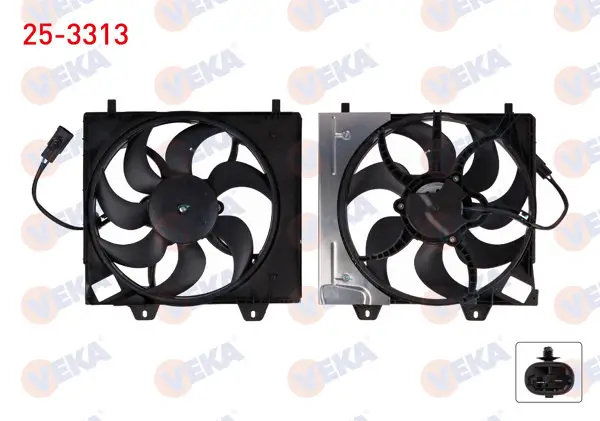 Fan Motoru Davlumbazlı 1.2 Puretech Peugeot 2008 2015-/ 208 2018-/ Citroen C4 III 2020-/ Opel Corsa F 2019 -