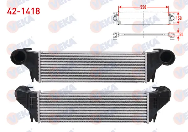 Turbo Radyatörü (Intercooler) BMW X5 (E53) 3.0 D 218 Hp 2000-2007