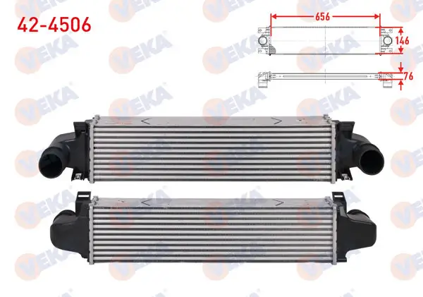 Turbo Radyatörü (Intercooler) Volvo S60 II 1.5 T3 152 Hp 2015-2018