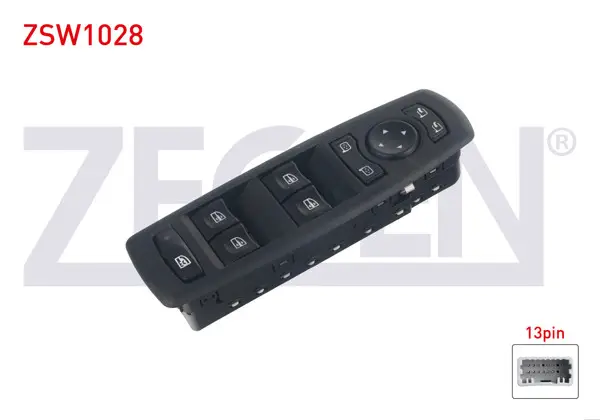 Cam Açma Anahtar Grup Ayna Ayarlı Turuncu Işık Katlanır Ayna 13 Pin Renault Megane III-Laguna III-Fluence 2008 -