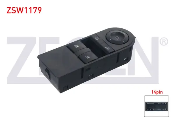 Cam Açma Anahtar Grup Ayna Ayarlı Çiftli 14 Pin Opel Astra H-Zafira B 2004-2011
