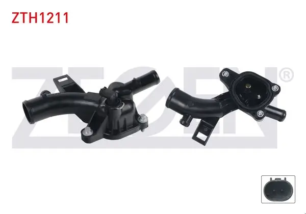 Termostat Flansi Plastik Sensörlü Opel Astra J 1.4İ 2009-2016 / Corsa D 1.2-1.4 2006-2014 / Corsa E 1.2-1.4 2014-/ Meriva B Meriva B 1.4 2010 -